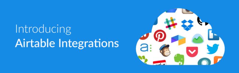 Connect Airtable to over 450 apps and websites