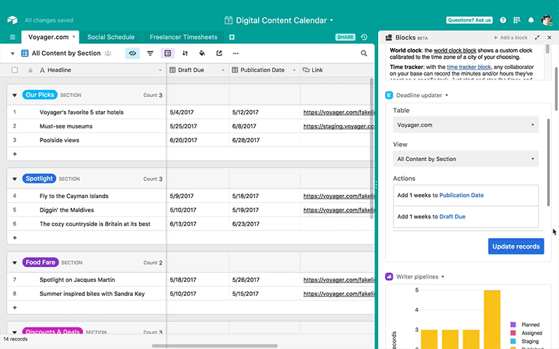 automate social media with airtable and zapier