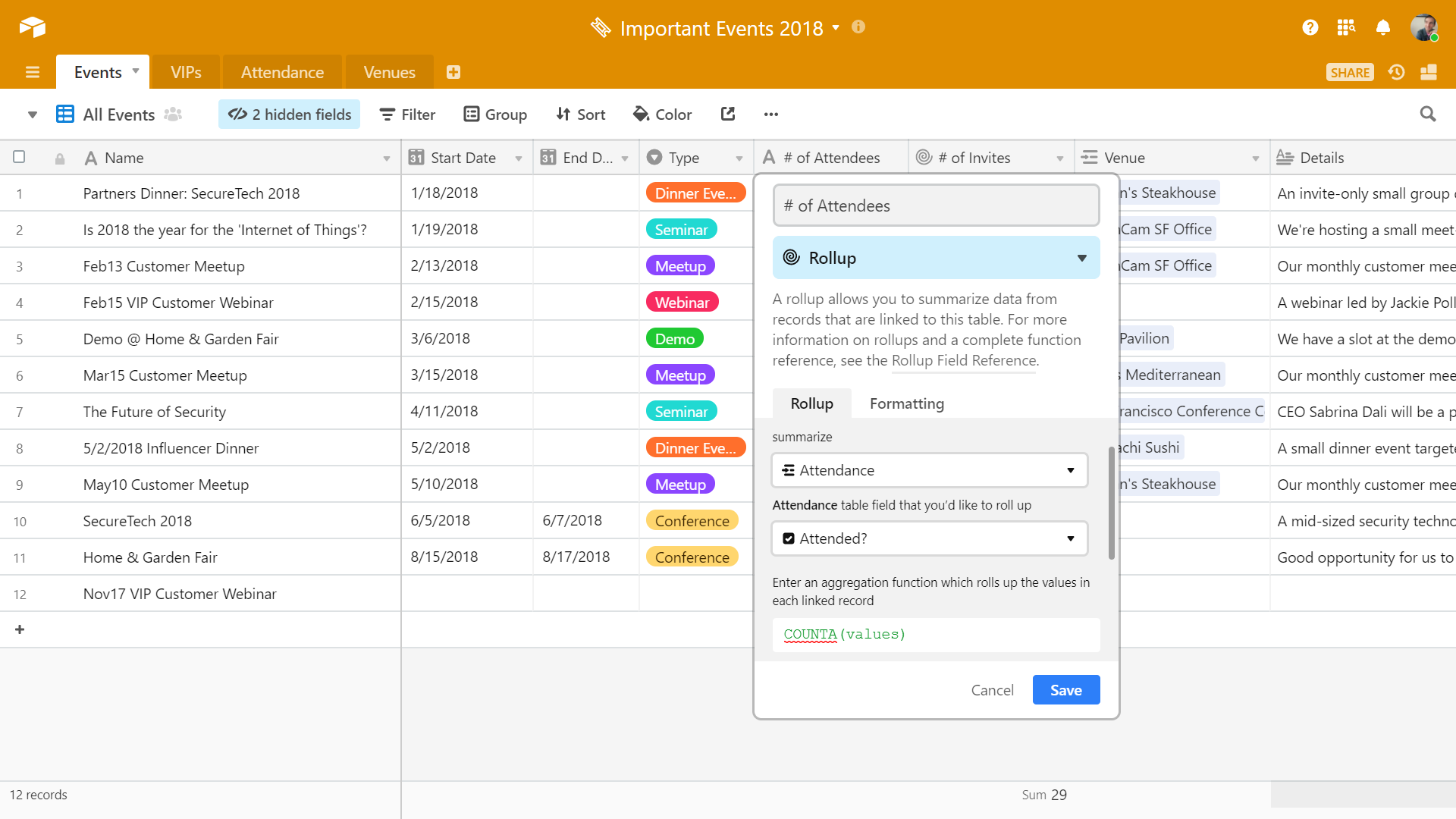 zapier put airtable events on outlook calendar