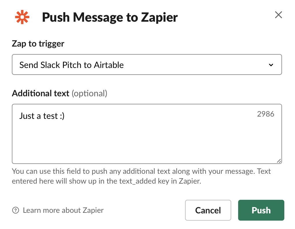 airtable field update zapier