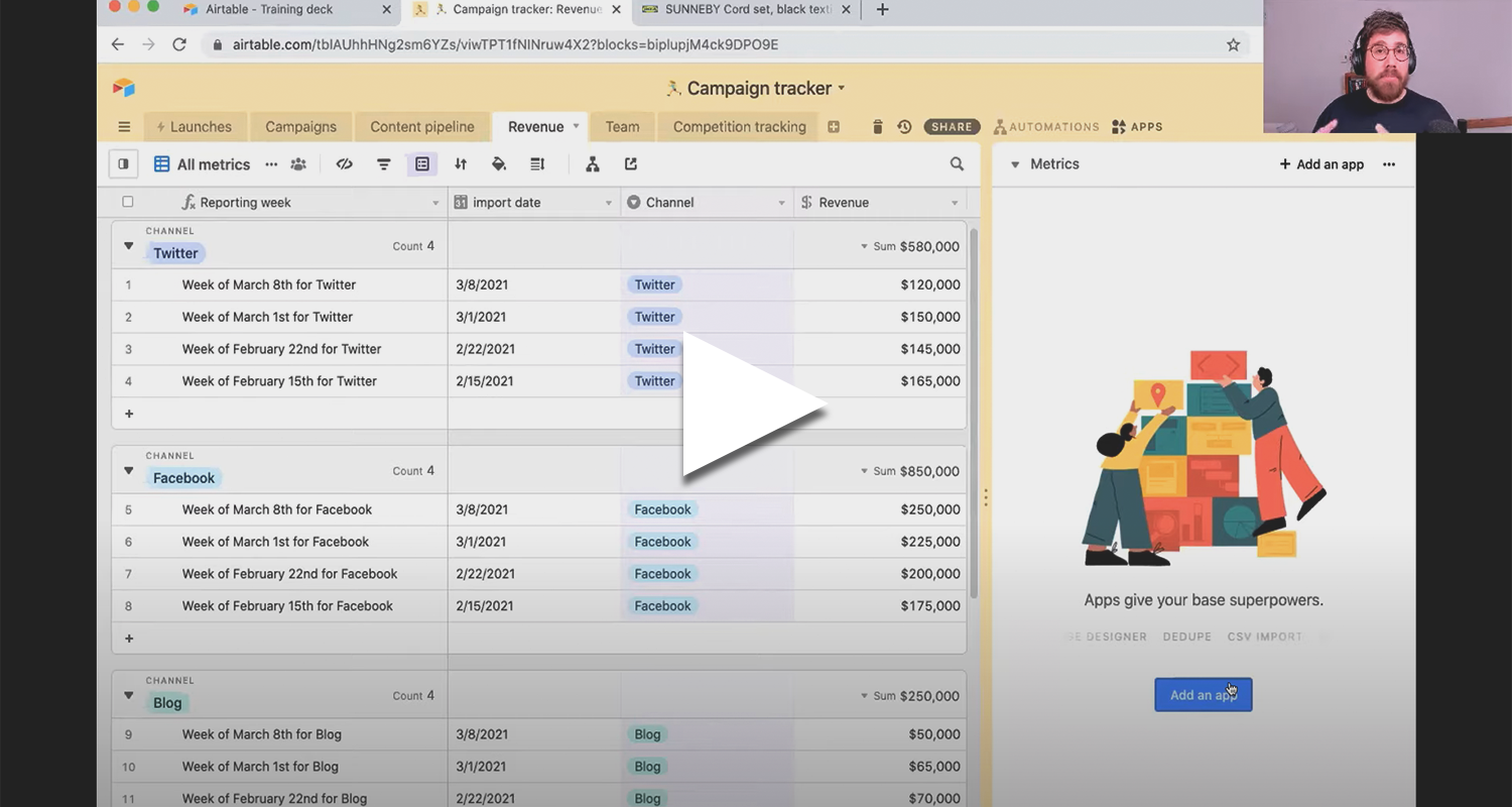 airtable dashboards