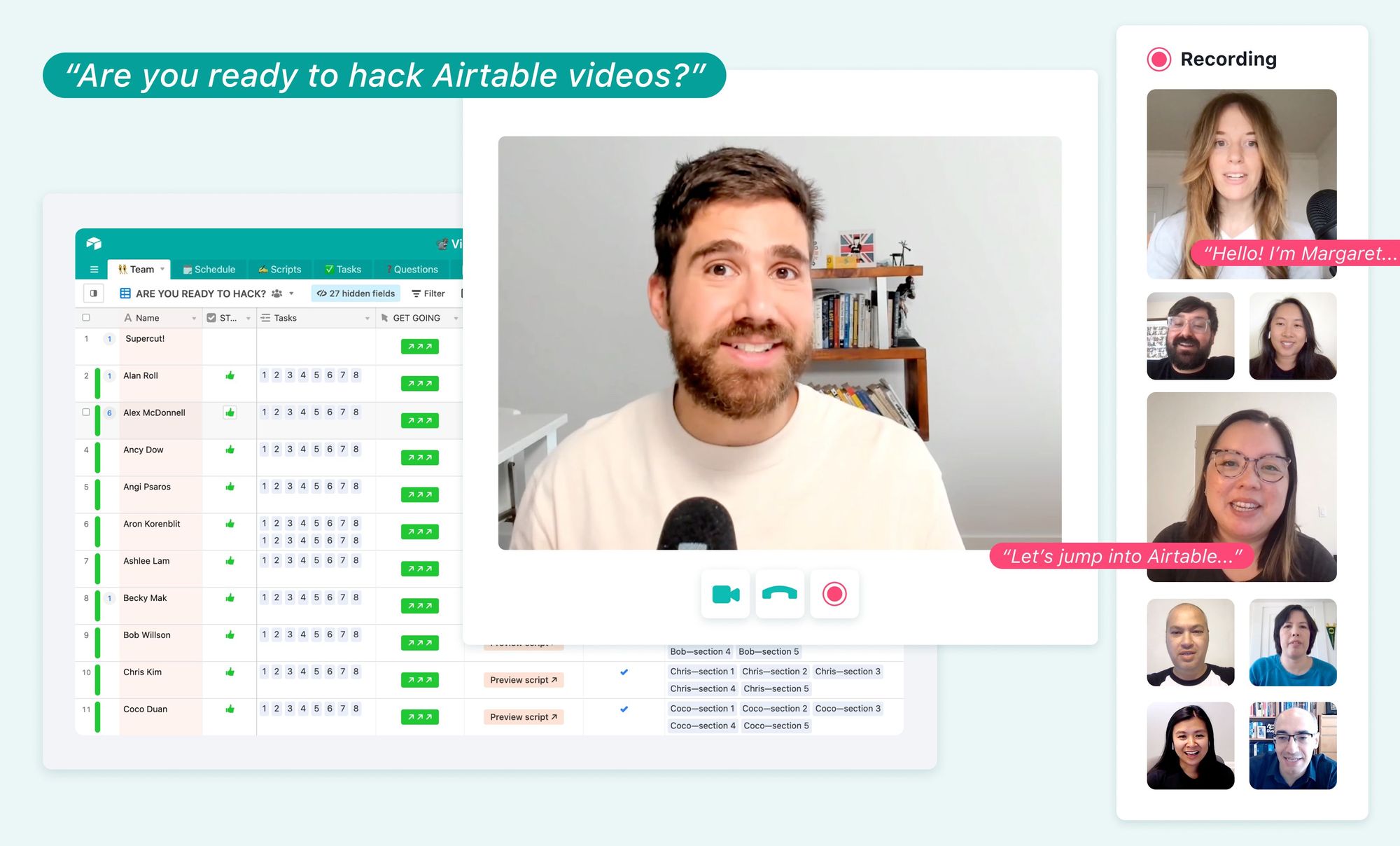 How Airtable used Airtable to crowdsource video production