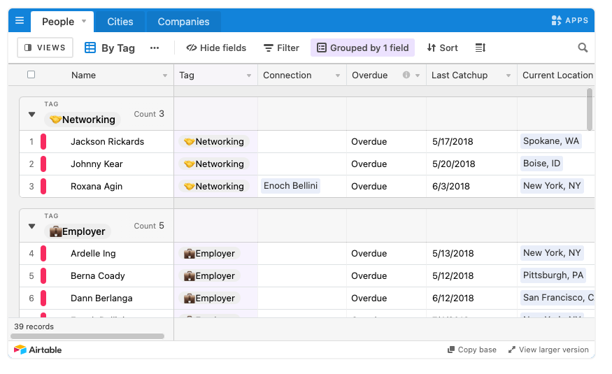 Five networking templates to boost your connections Airtable Blog